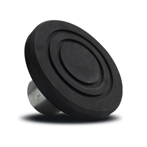 Challenger B2260-4 round rubber footpads set of 4